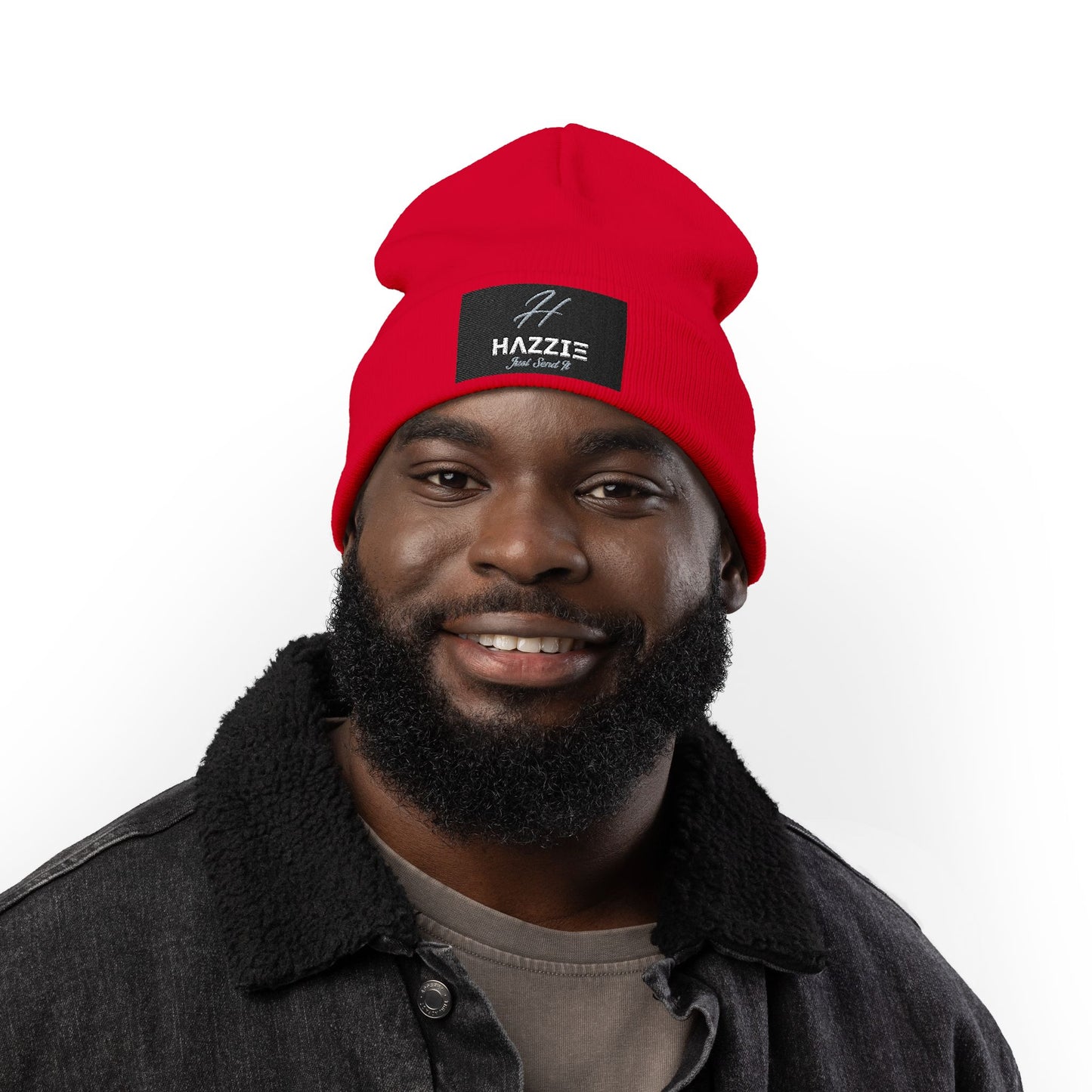 HAZZIE Beanie - Embroidered HAZZIE Knit Beanie