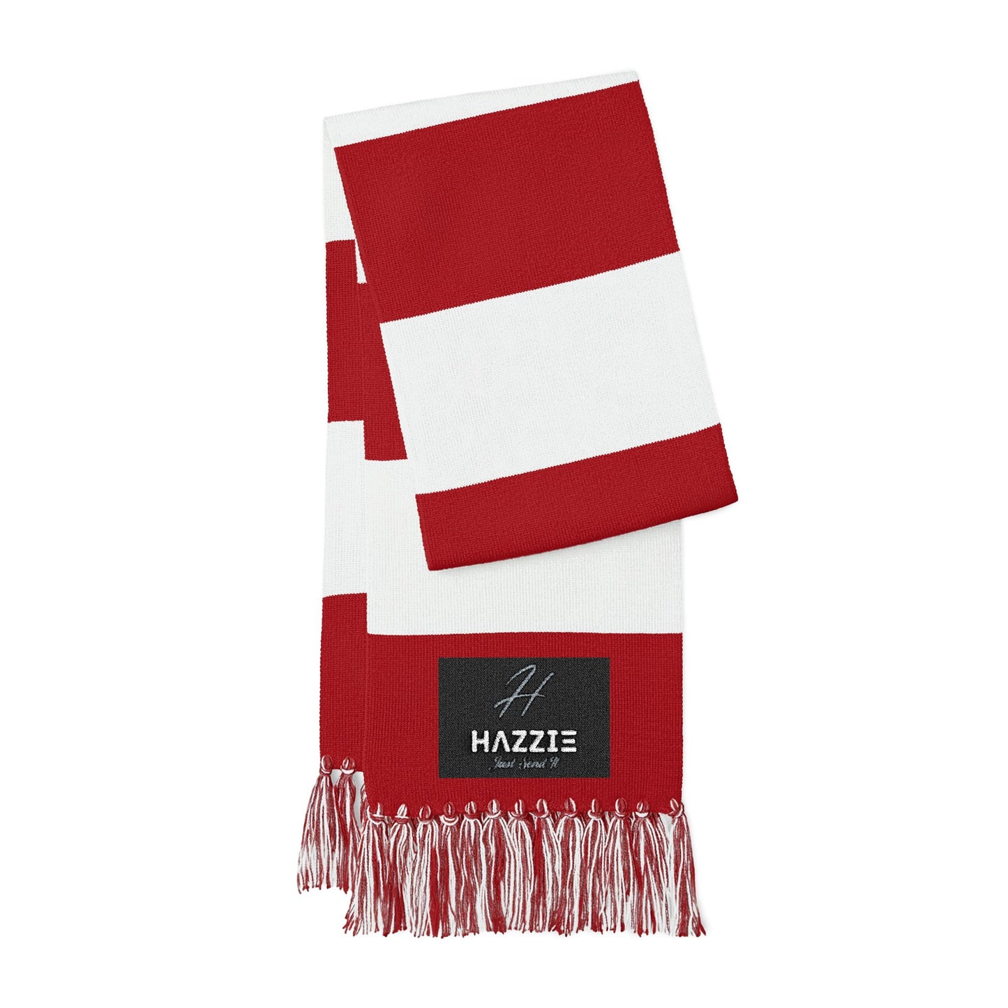 Embroidered 'Hazzie - Just Send It' Spectator Scarf