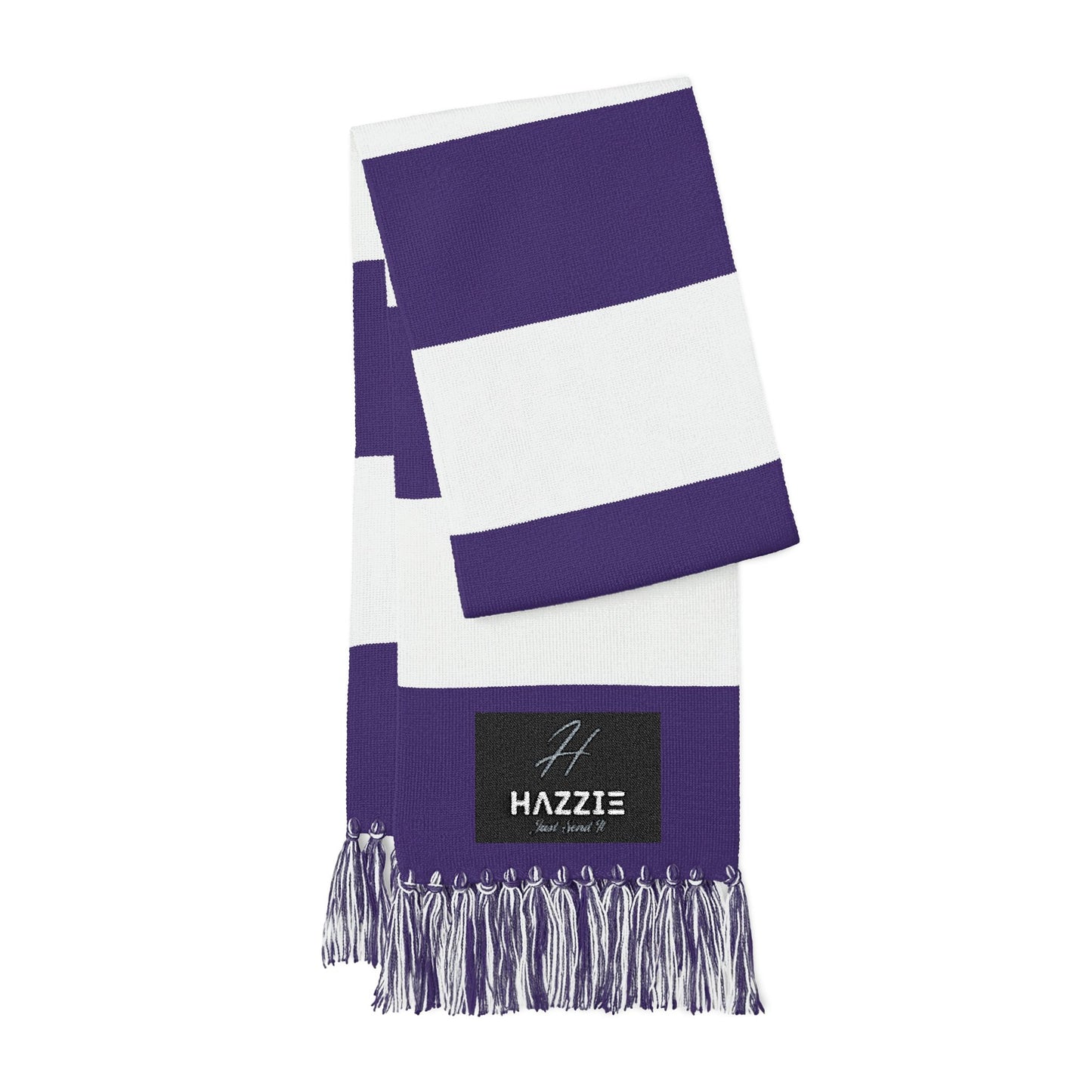 Embroidered 'Hazzie - Just Send It' Spectator Scarf