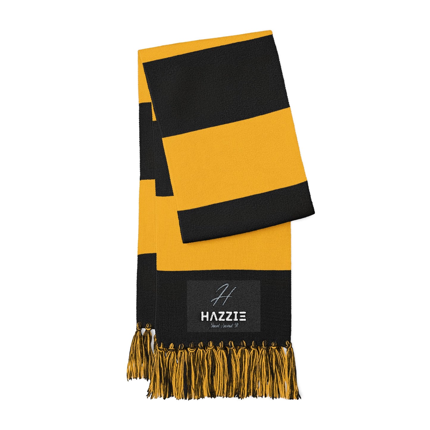 Embroidered 'Hazzie - Just Send It' Spectator Scarf