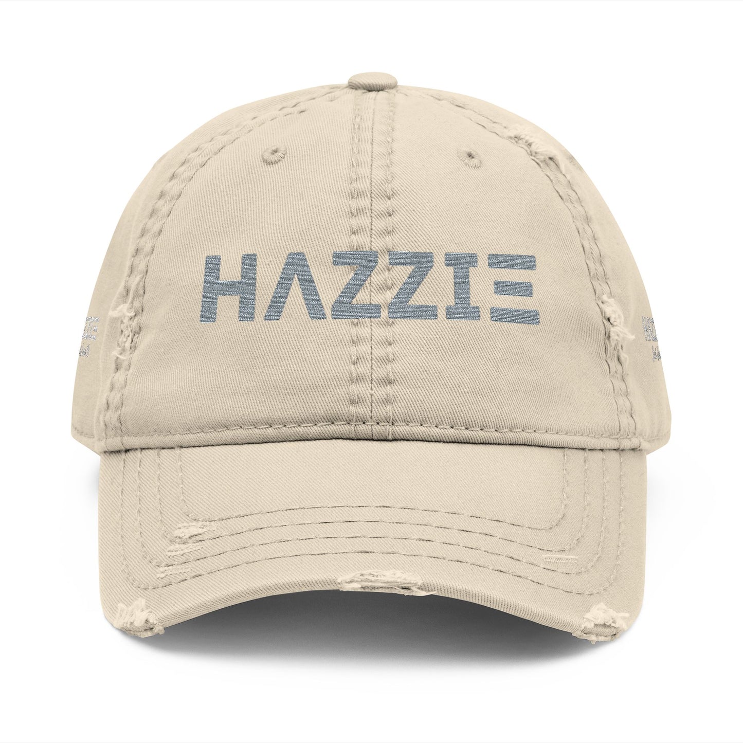 Distressed Vintage Cap with Embroidered Hazzie Logo