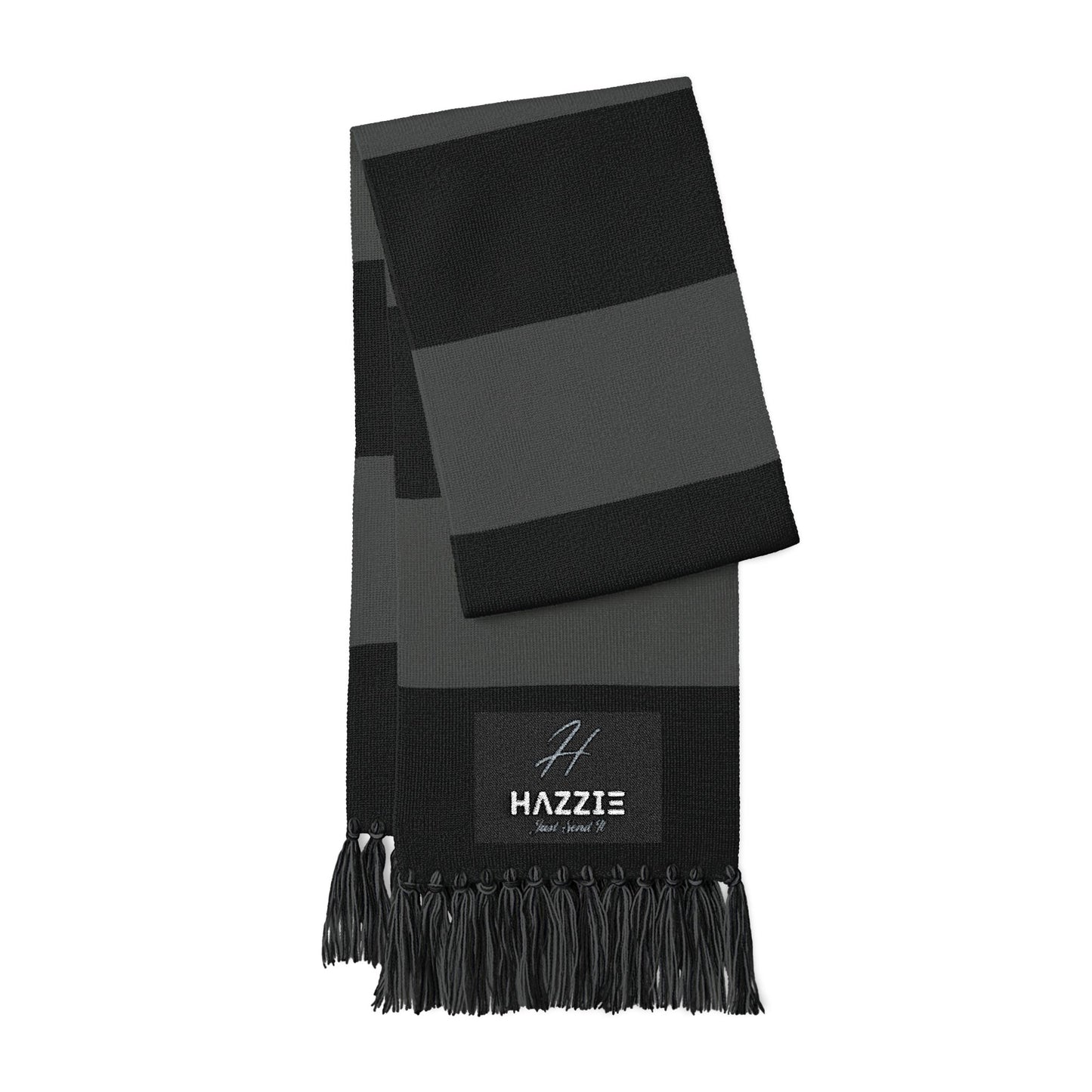 Embroidered 'Hazzie - Just Send It' Spectator Scarf