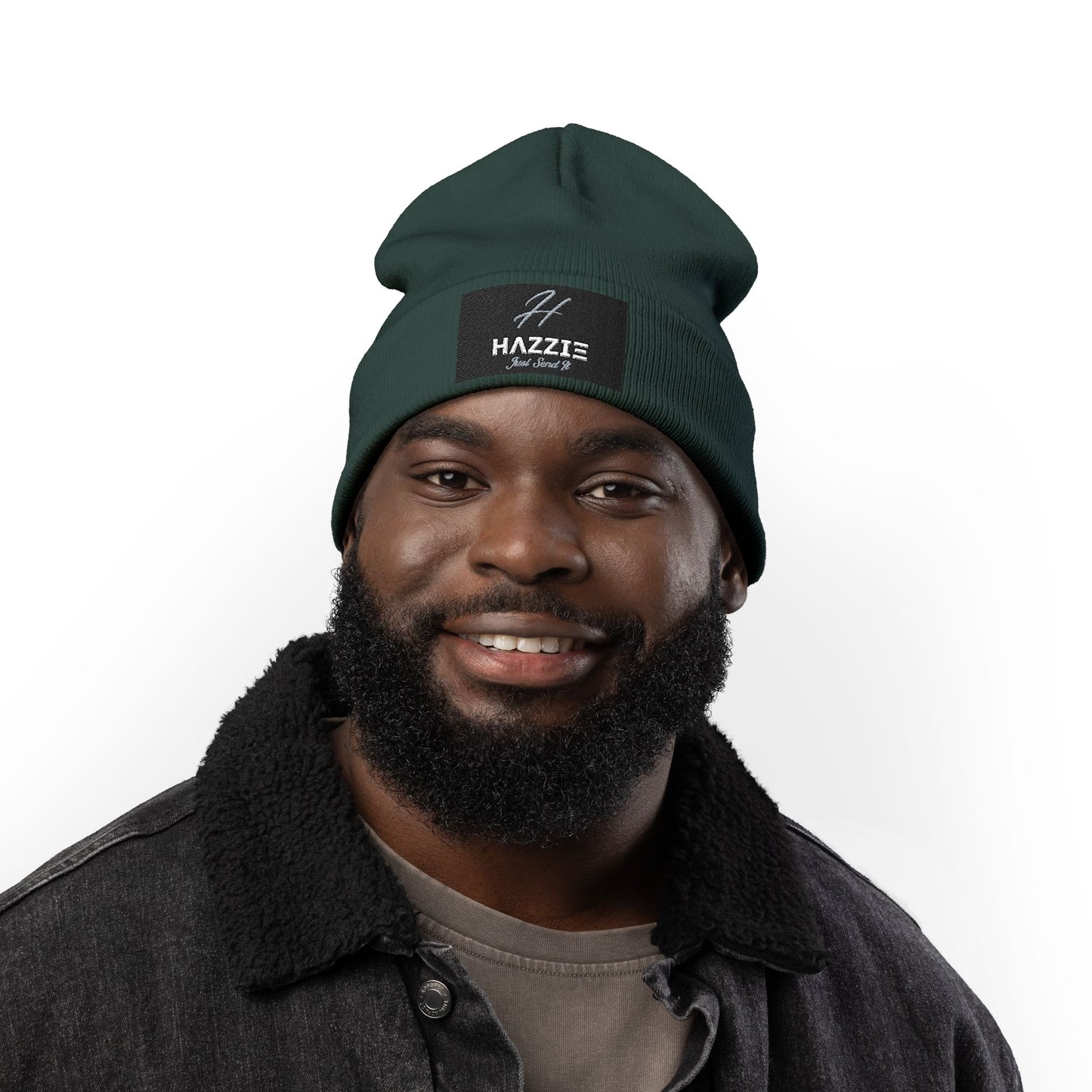 HAZZIE Beanie - Embroidered HAZZIE Knit Beanie