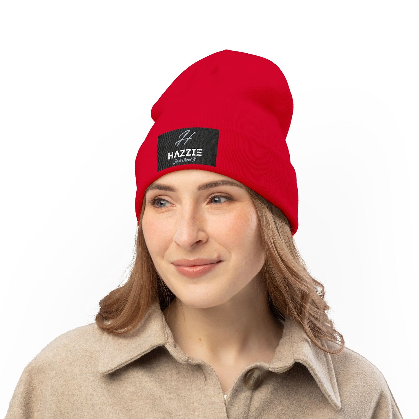 HAZZIE Beanie - Embroidered HAZZIE Knit Beanie