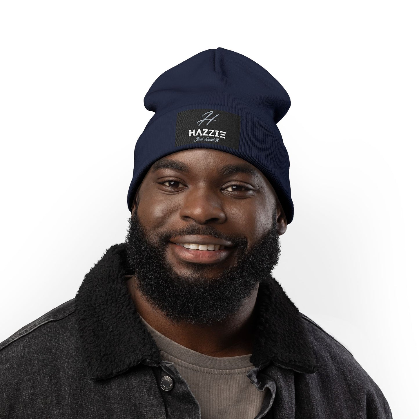 HAZZIE Beanie - Embroidered HAZZIE Knit Beanie