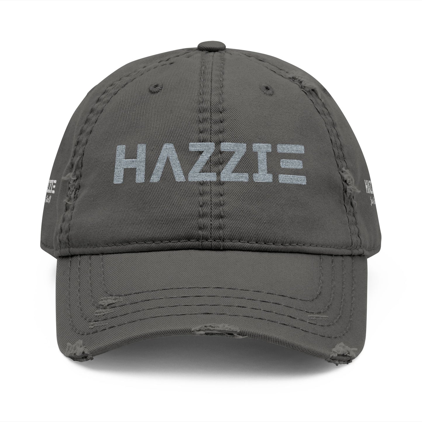 Distressed Vintage Cap with Embroidered Hazzie Logo