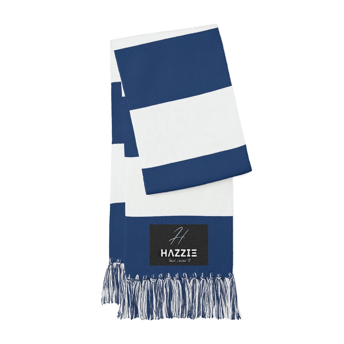 Embroidered 'Hazzie - Just Send It' Spectator Scarf