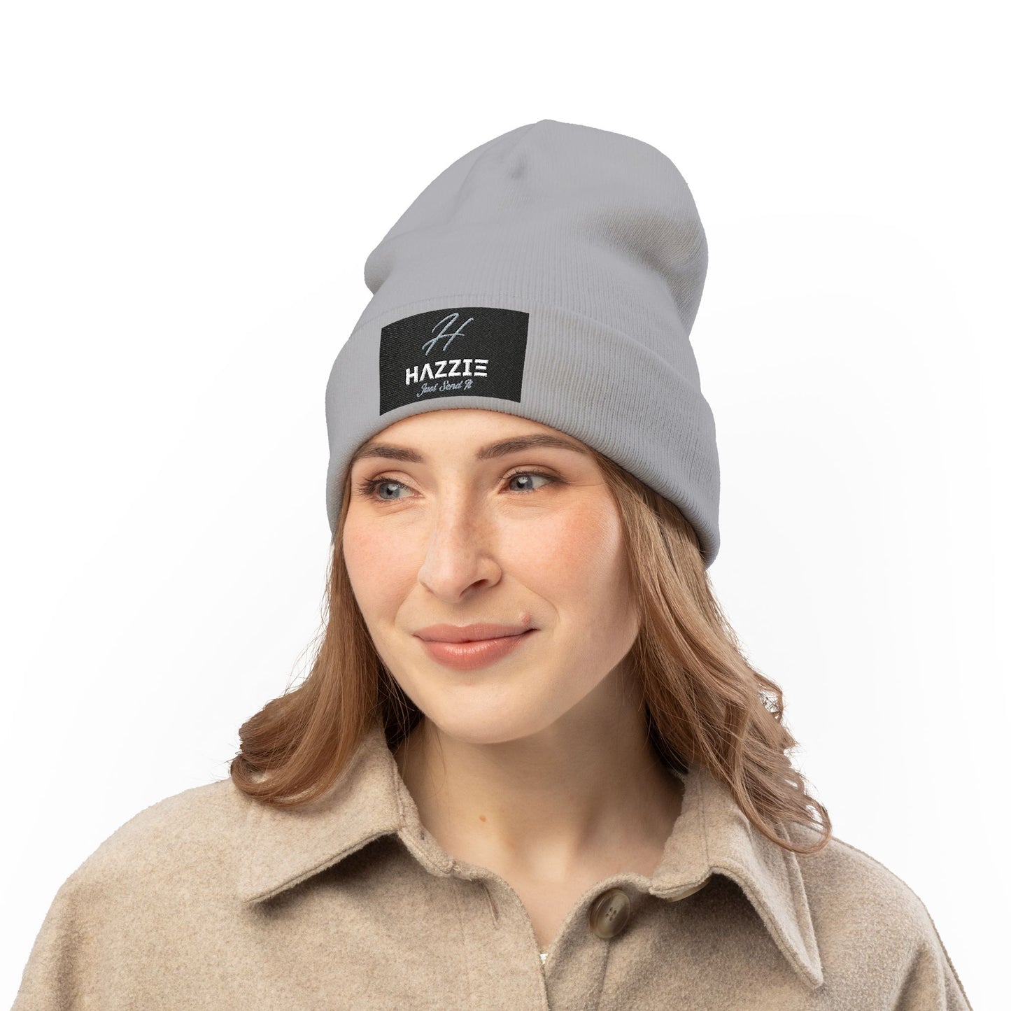 HAZZIE Beanie - Embroidered HAZZIE Knit Beanie