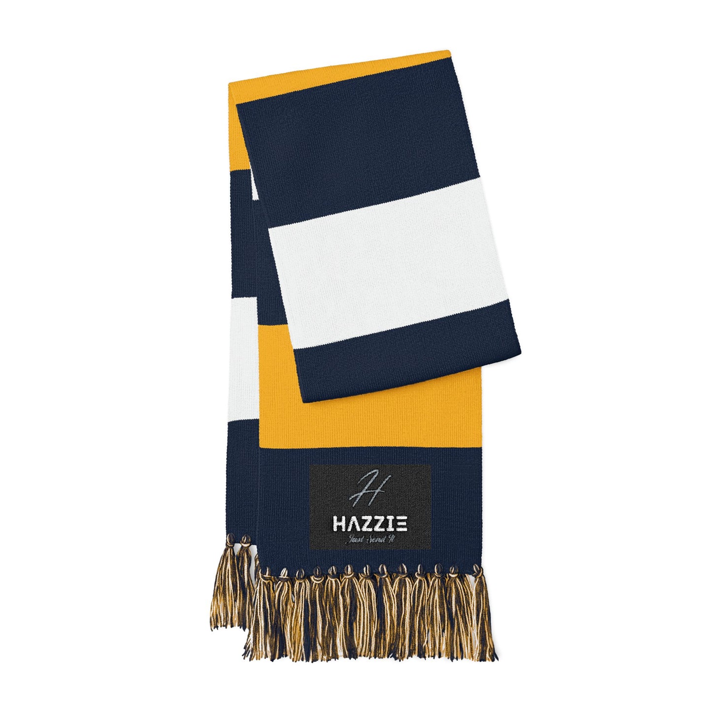 Embroidered 'Hazzie - Just Send It' Spectator Scarf