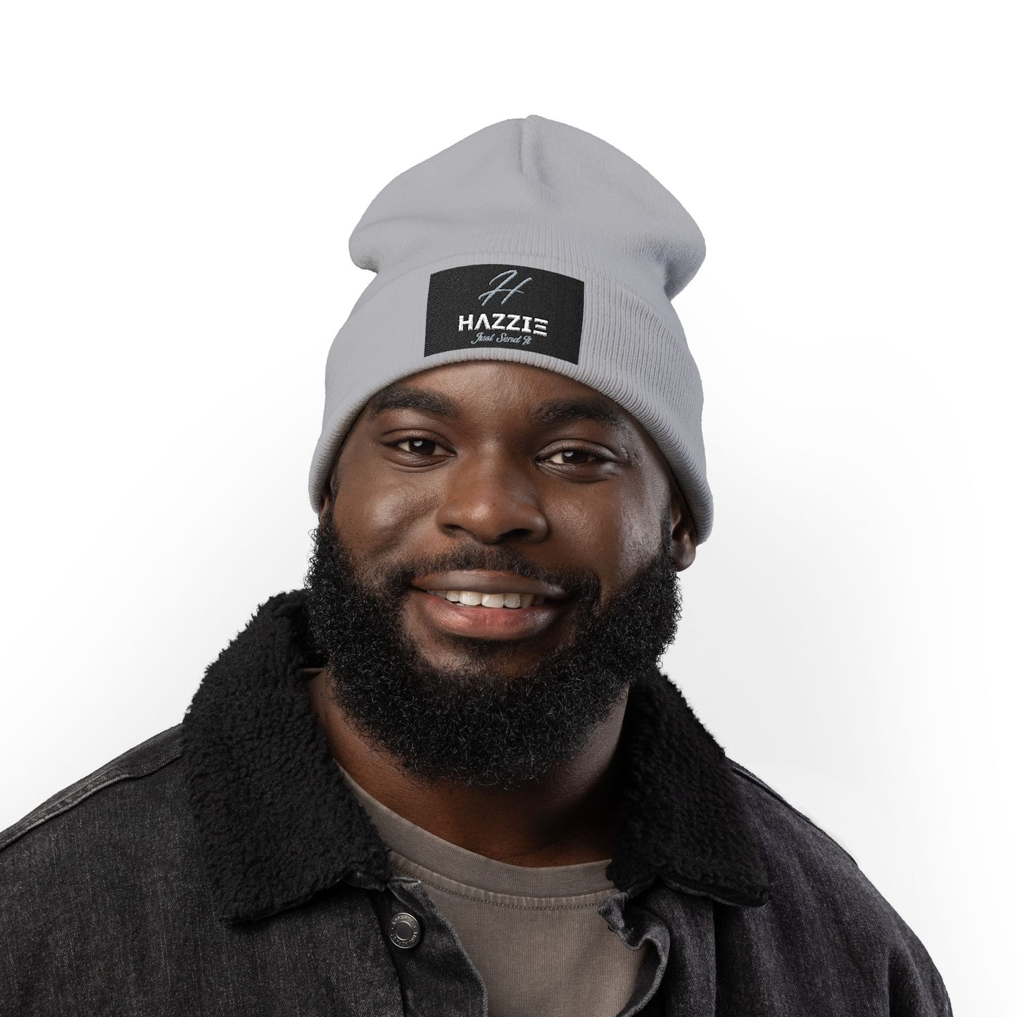 HAZZIE Beanie - Embroidered HAZZIE Knit Beanie