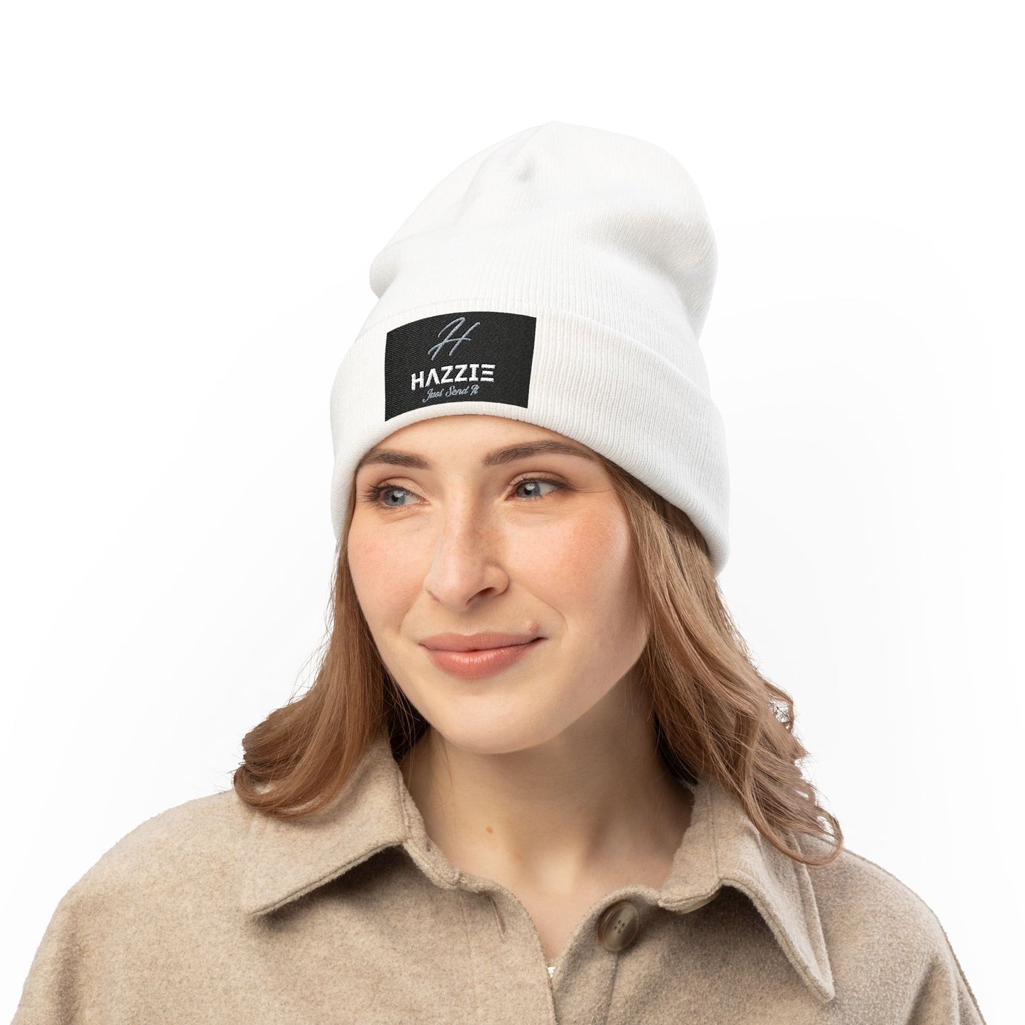 HAZZIE Beanie - Embroidered HAZZIE Knit Beanie