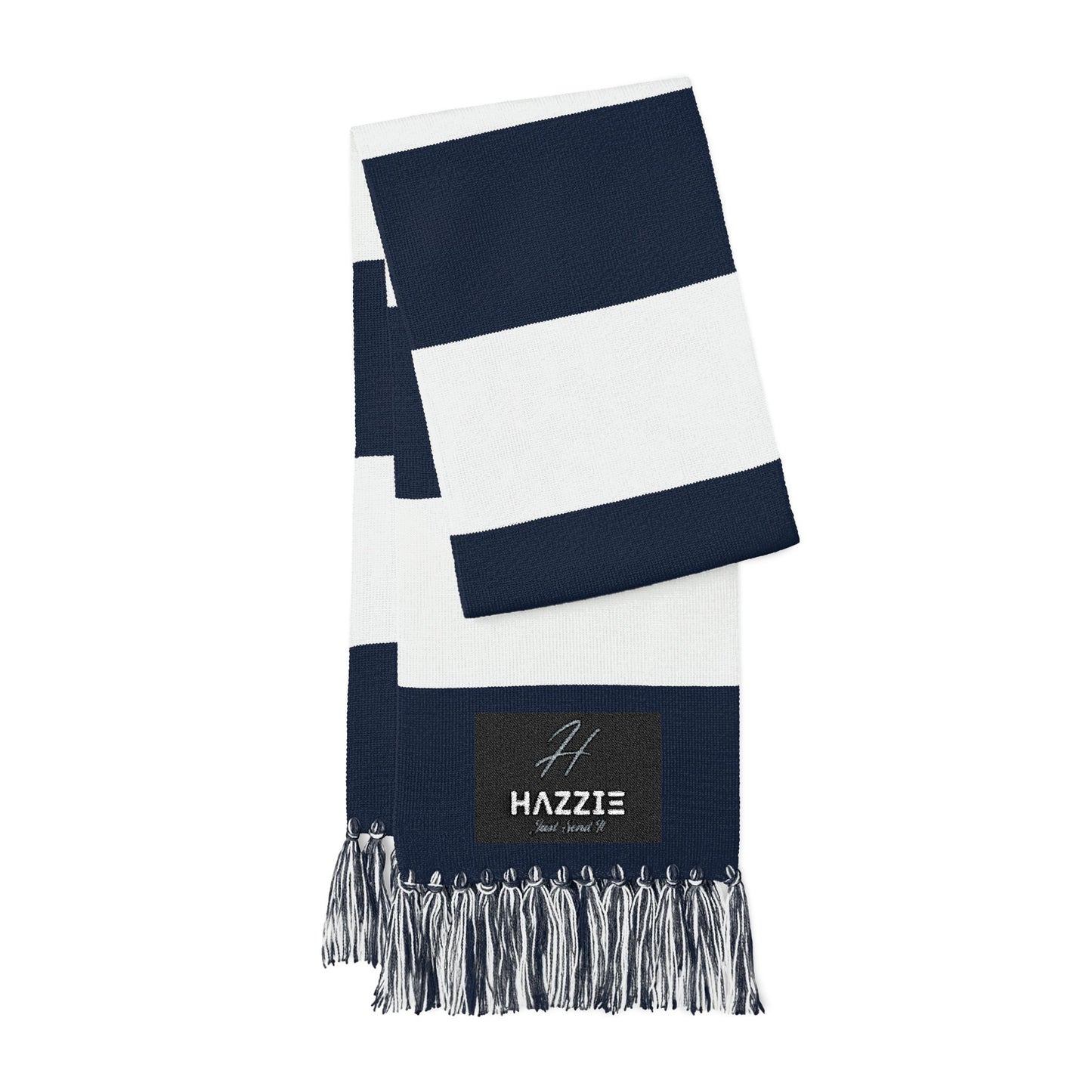 Embroidered 'Hazzie - Just Send It' Spectator Scarf
