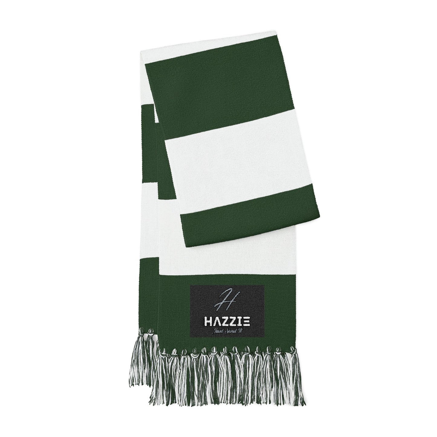 Embroidered 'Hazzie - Just Send It' Spectator Scarf