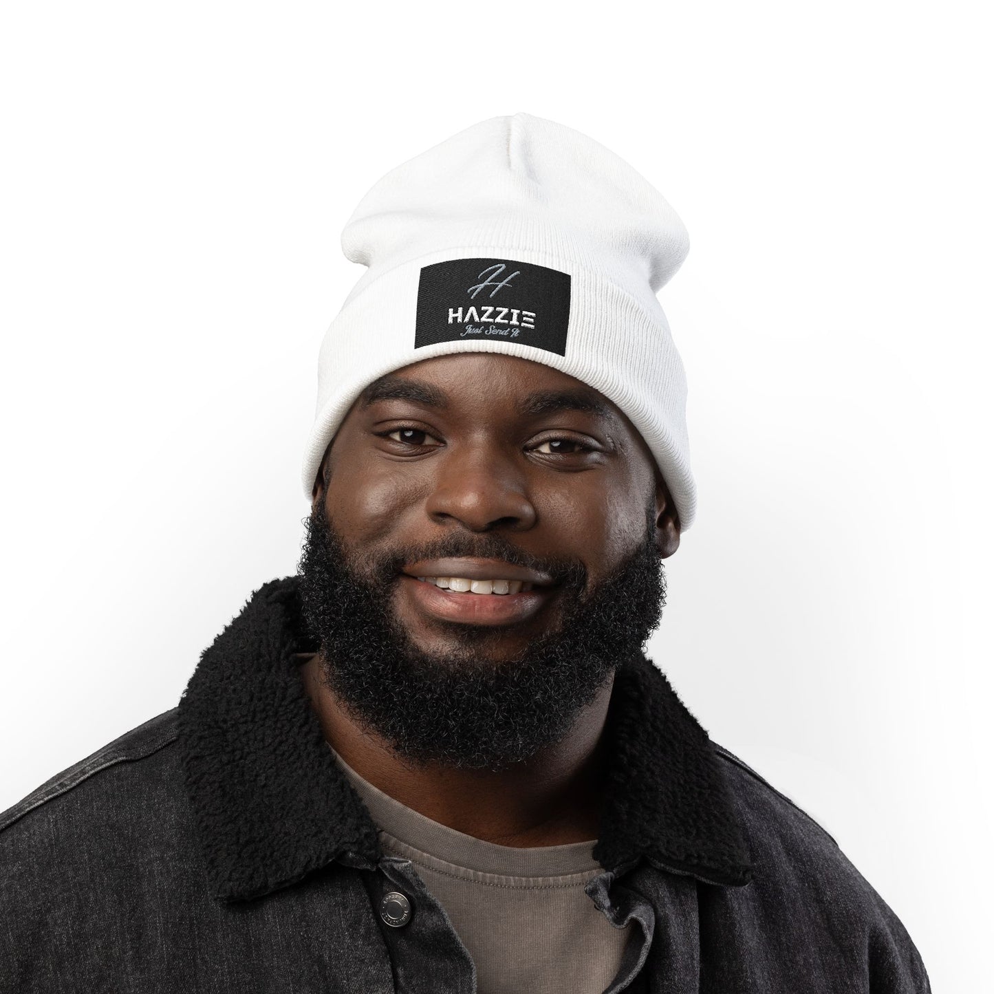 HAZZIE Beanie - Embroidered HAZZIE Knit Beanie