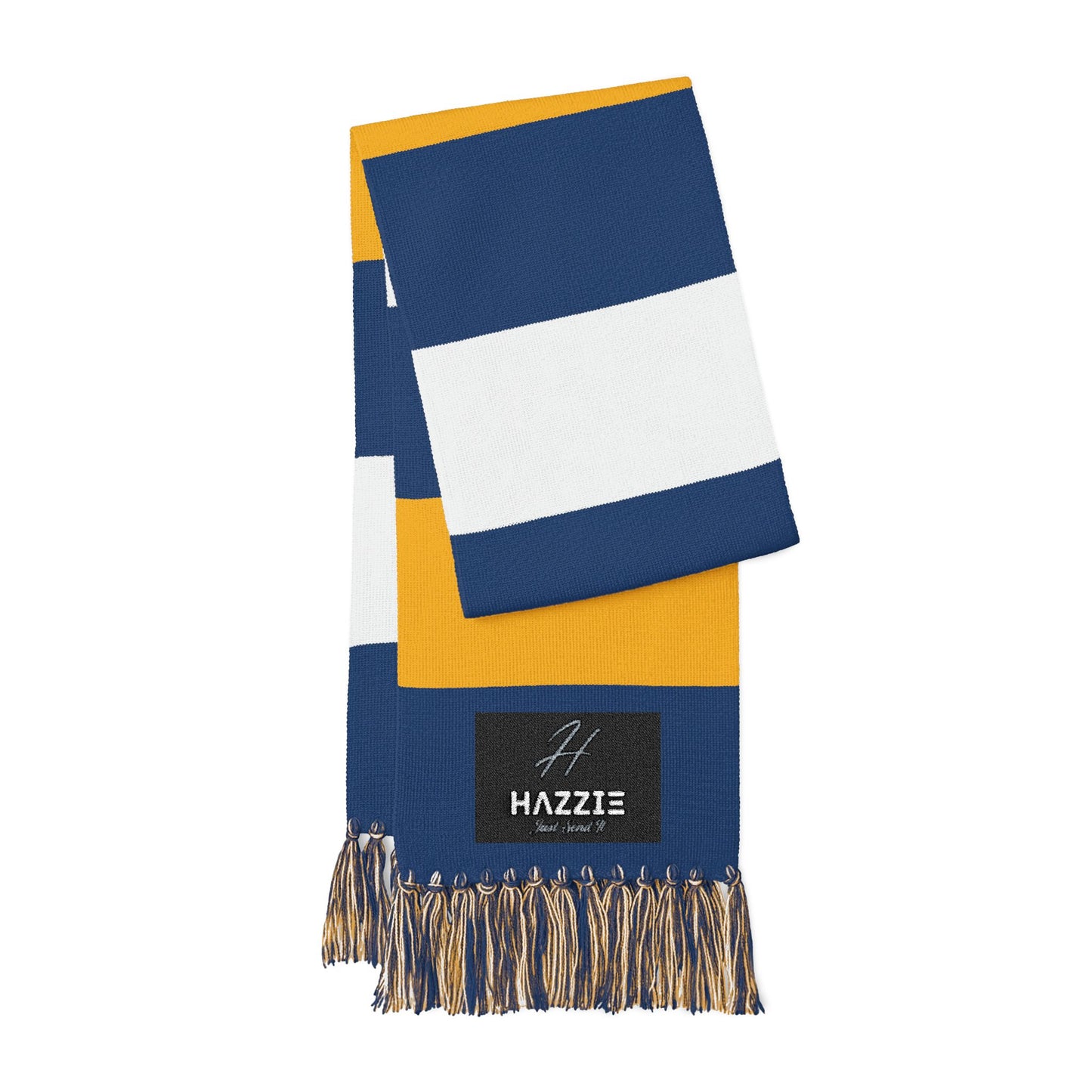 Embroidered 'Hazzie - Just Send It' Spectator Scarf