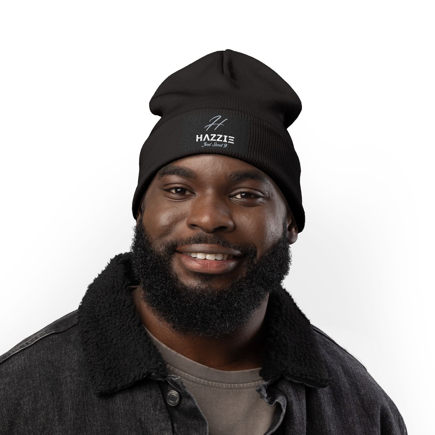 HAZZIE Beanie - Embroidered HAZZIE Knit Beanie