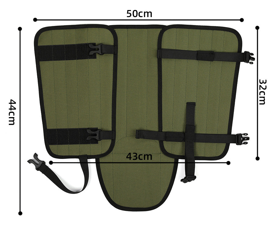 Outdoor Anti-Snake Bite Leg Guards - Hiking Camping Knee Protectors, Snow Shoe Covers, Leg Sleeves, Green